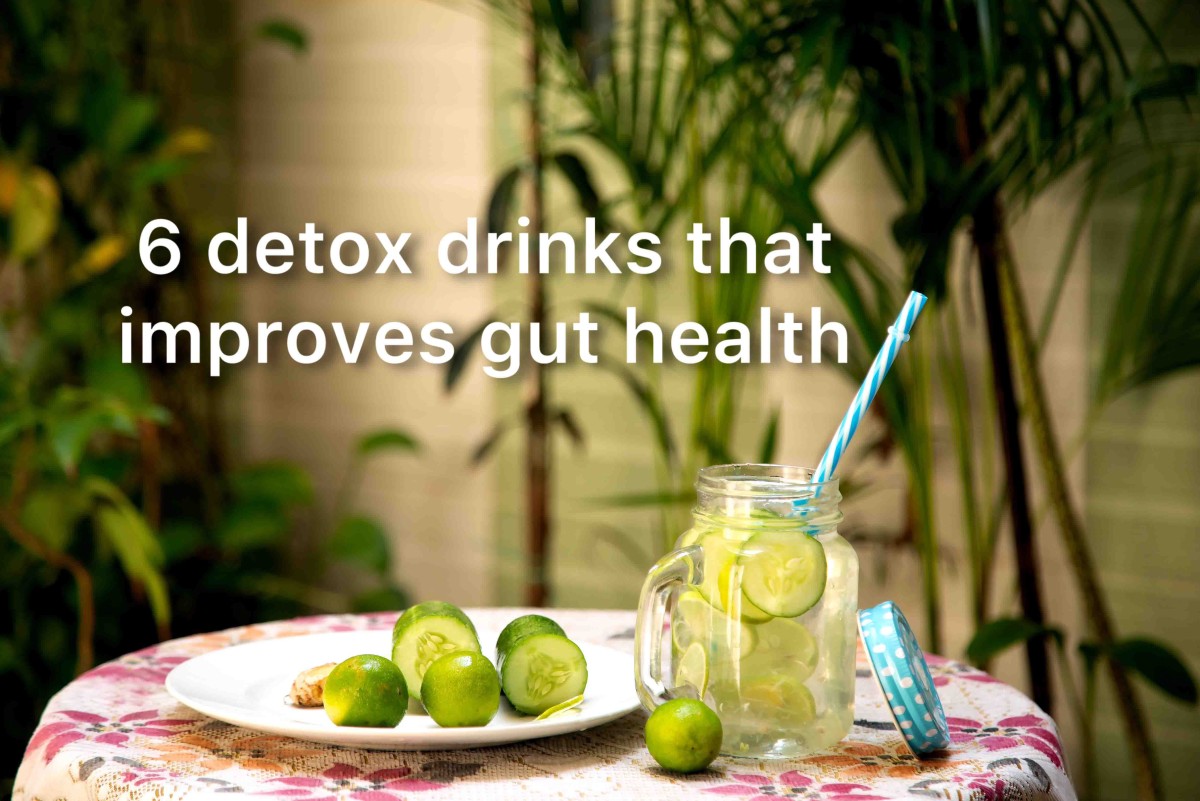 6 easy homemade detox drinks to improve gut health