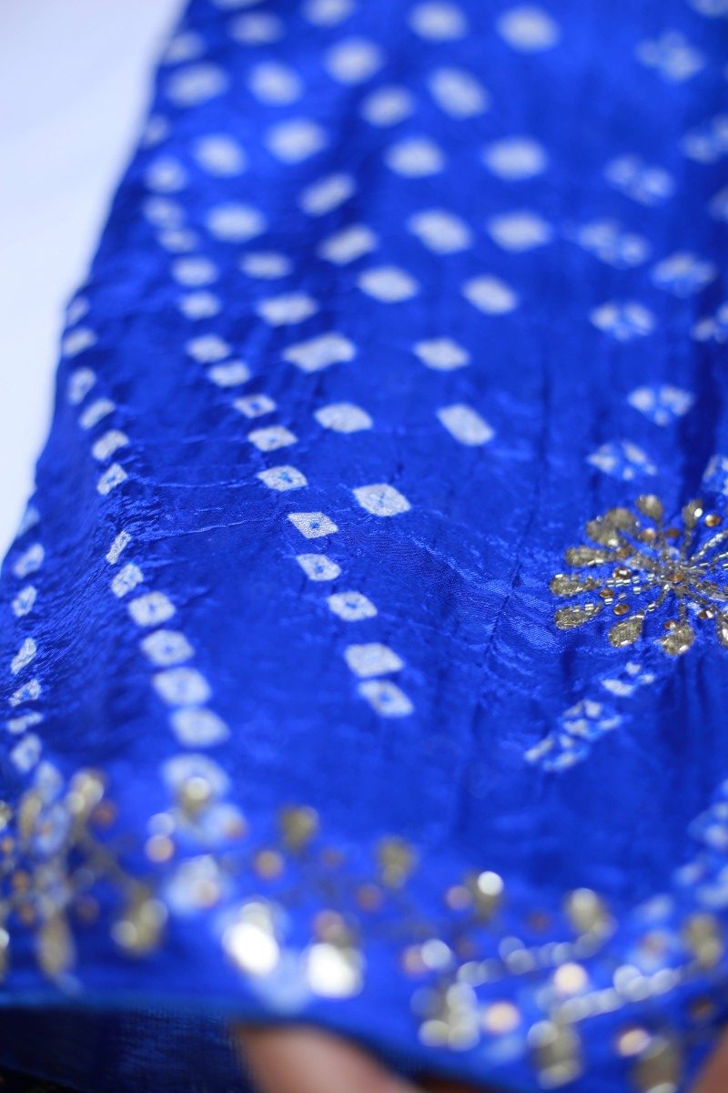 Traditional Bandhej Saree