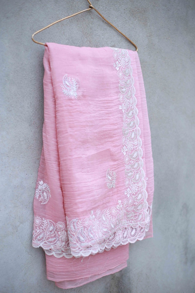 Crunchy Silk Saree - Image 5